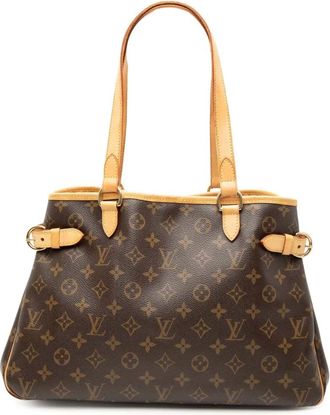 Louis Vuitton 2009 Monogram Batignolles Horizontal tote bag - women - Leather/Fabric - One Size - Brown