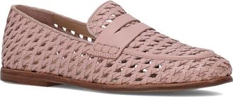 Frye Faith Woven Penny Loafer in Rosa Pink at Nordstrom, Size 9.5