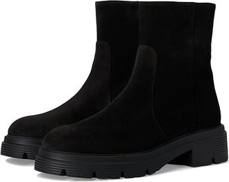 Stuart Weitzman Hudson Lite Zip Bootie Womens Boots Black 1 : 8.5 M, Leather