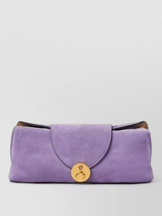 Versace calf leather shoulder bag chain strap