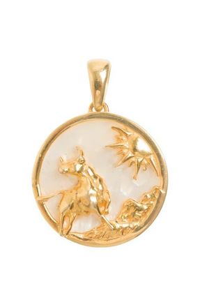 Freya Rose Zodiac Pendant in Taurus at Nordstrom