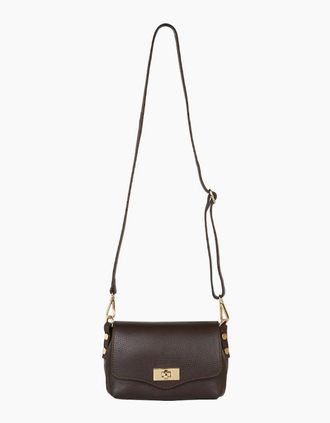 Elie Beaumont Womens Twist Womens Crossbody Bag - Brown - Size: ONE size