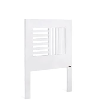 Moycor Cabecero de madera de mindi blanco anch. 100 cm