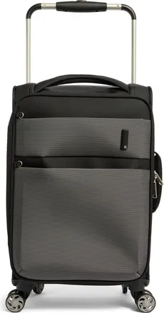 IT Luggage Debonair 21-Inch Softside Carry-On Luggage in Black/White at Nordstrom Rack
