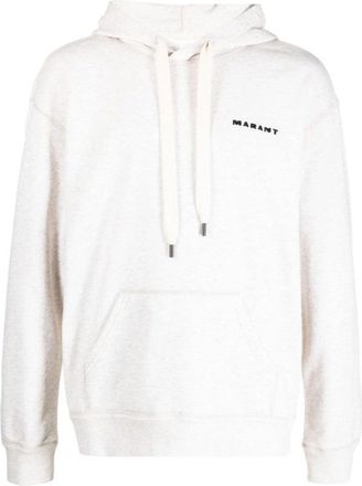 Isabel Marant Marcello Logo Embroidered Hoodie
