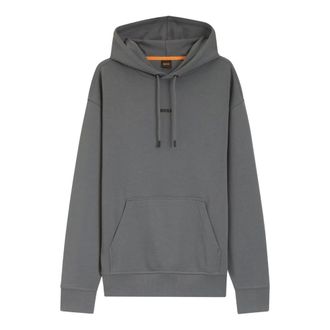 HUGO BOSS Hoodies, male, Gray, L, Hoodie