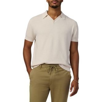 Joe's Johnny Collar Polo in Sandpaper at Nordstrom, Size Xx-Large