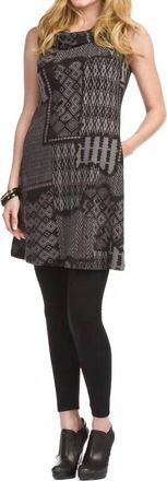 Papillon Sleeveless Cowl Neck Sweater Dress In Grey