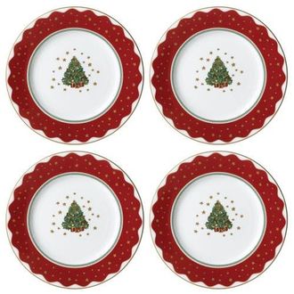 Prouna My Noel Canape / Dessert Plate, set of 4 in White at Nordstrom