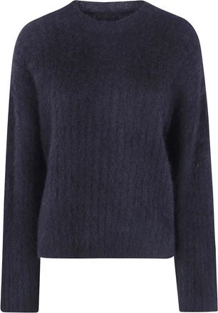 Uma Wang Round-neck Truien - Dames - Ronde hals truien - Blauw - S - Truien & Vesten