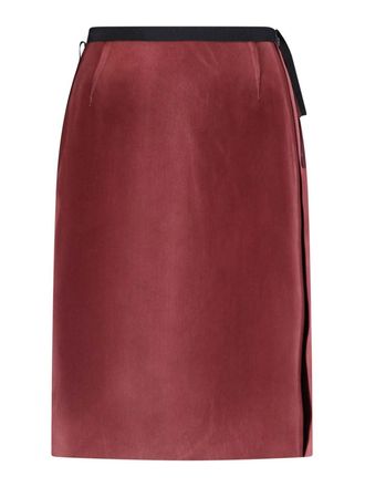 Maison Margiela Viscose midi skirt