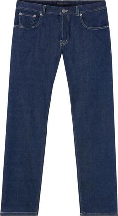 Brooks Brothers Selvedge Denim 5-Pocket Pant - Heren - Slim Fit Jeans - Blauw - W31 - Denim - Jeans