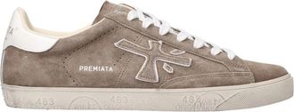 Premiata Steven 6221 Sneakers - Heren - Sneakers - Beige - 45 EU - Leer - Schoenen