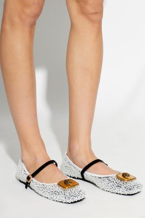 Kurt Geiger Pimlico Ballerinas, Womens, Silver