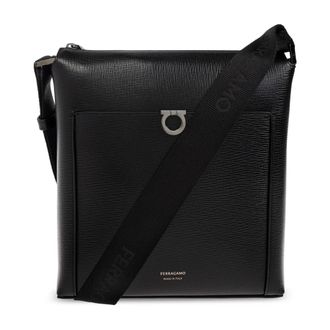 Ferragamo Heren, Tassen, Zwart, Maat: ONE Size Leer