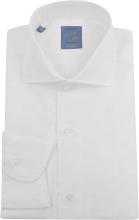 Barba Formele Overhemd - Heren - Zakelijke Overhemden - Wit - 4XL - Katoen - Overhemden