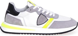 Philippe Model Tropez 2.1 - Heren - Sneakers - Veelkleurig - 40 EU - Katoen - Schoenen