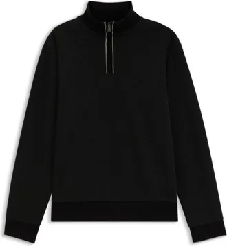 BOSS Funnel-neck cotton sweatshirt