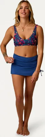 Carve Designs Womens Hoku Swim Skirt Blue XXL