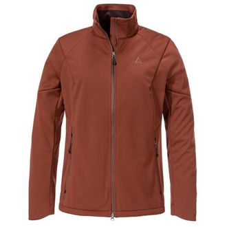 Sch&ouml;ffel Softshell Jacket Fracon Softshelljacke f&uuml;r Damen | braun/rot