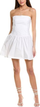 Susana Monaco Susana Monaco Poplin Tube Flared Mini Dress
