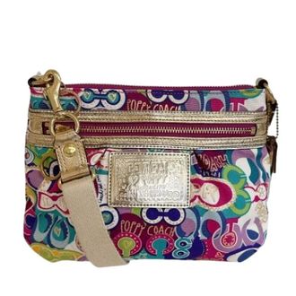 Coach Pre-owned Cross Body Bags, female, Multicolor, Size: ONE SIZE Pre-owned Pochette Pouch Shoulder Bag