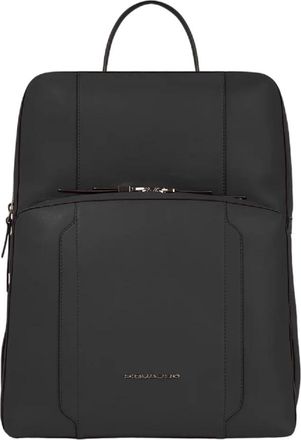 Piquadro Uitbreidbare damesrugzak met laptop en i PadPro 12-9 - Dames - Rugzakken - Zwart - ONE Size - Tassen