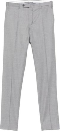 Incotex Heren, Broeken, Grijs, Maat: XL Wol