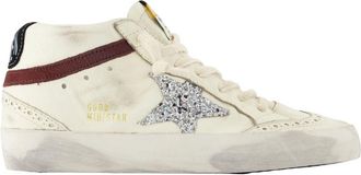 Golden Goose Mid Star Sneakers - Golden Goose Deluxe Brand - Leather - Multicolor