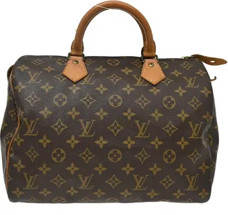 Louis Vuitton Speedy Monogram Canvas Brown Canvas Handbag (Pre-Owned)