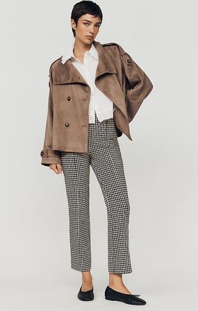 Maeve Poppy Printed Kick-Flare Pull-On Pants by Maeve