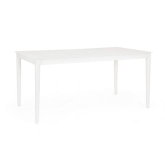 Konte Design Mesa aluminio blanco 160x90 cm