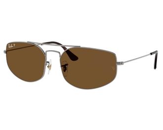 Ray-Ban EXPLORER 5 Polarized Brown Navigator Unisex Sunglasses RB3845 004/57 60