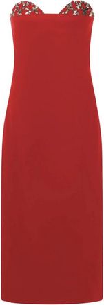 Genny Mujer, Vestidos, Rojo, Talla: S