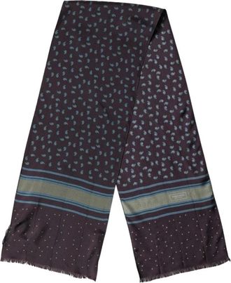 Dolce & Gabbana Silky Scarves, male, Multicolor, Size: ONE SIZE Patterned Silk Neck Foulard Scarf