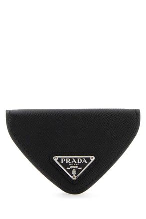 Prada Black Classic Signature Wallet