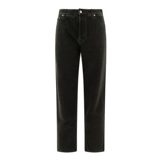 Burberry Straight Fit Jeans, male, Black, W32, Regular Fit Jeans