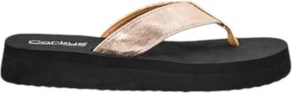 Corkys Footwear Womens Overboard Flip Flops Sandal In Gold