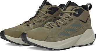 adidas Terrex Trailmaker 2 Leather Hiking Shoes Mens Shoes Olive Strata/Olive Strata/Silver Pebble : 10.5 D - Medium