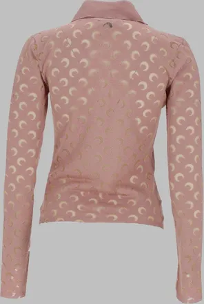 Marine Serre Moon Cardigan - Pink