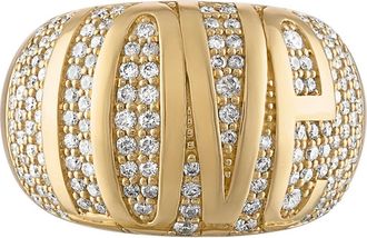 Eden Presley Express Yourself Dome Ring in Yellow Gold at Nordstrom, Size 7