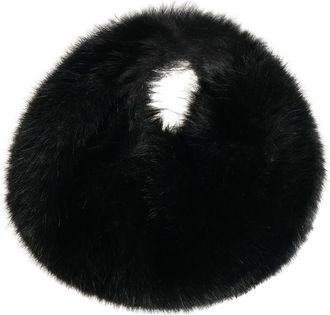 Naked Wardrobe Mini Faux Fur Bag in Black at Nordstrom