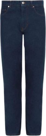 Carolina Herrera Denim Relaxed Fit Jeans met Orillo Detail - Heren - Regular Fit Jeans - Blauw - W36 - Denim - Jeans
