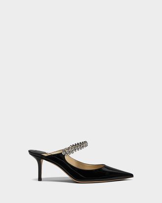 Jimmy Choo London 65mm Bing Embellished Patent Leather Pumps