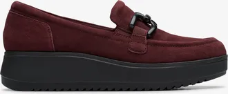 Clarks Zylah Top Plum Suede