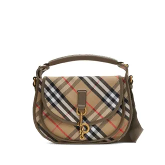 Burberry B Clip Crossbody Bag Beige