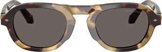 Giorgio Armani Tortoiseshell 0ar8244 Geometric Sunglasses