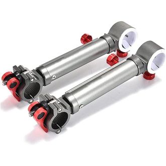 OEM Soporte Universal Para Sombrilla De Silla De Pesca De 2 Piezas Con Clip De Montaje De 360&deg; (plateado) - Crezuo