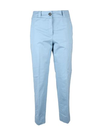 PESERICO Peserico Easy Cotton Stretch Trousers - Light Blue