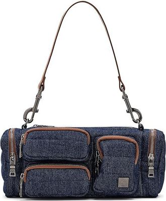 Think Royln Lady Cargo Shoulder Womens Handbags Dark Denim, Nylon/Polyester
